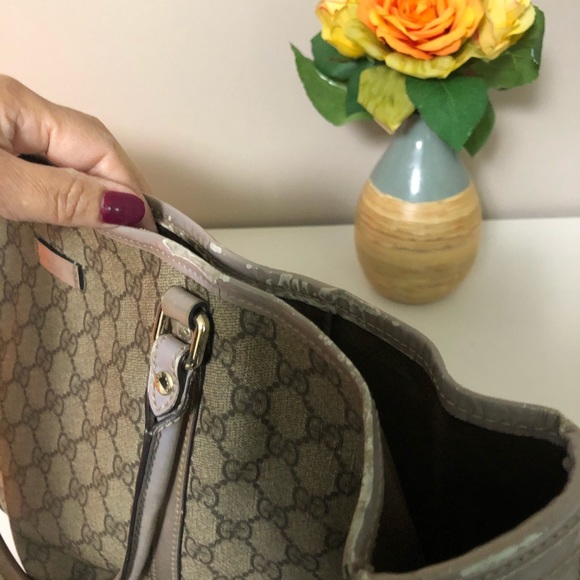 Authentic GUCCI GG MONOGRAM JOY TOTE - Picture 8 of 13